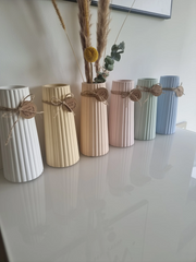 Handmade Ceramic Stripe Vase (PC)