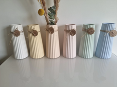 Handmade Ceramic Stripe Vase (PC)