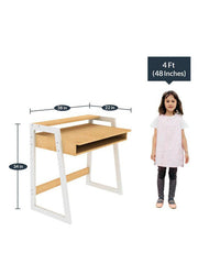 Bethpage Infant Desk in Natural & White finish