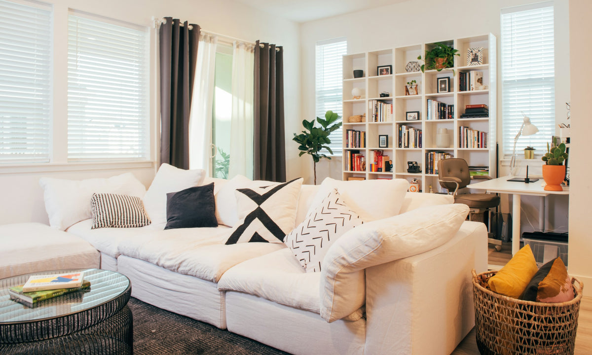 Nimbus cloud sectional sofa in ivory