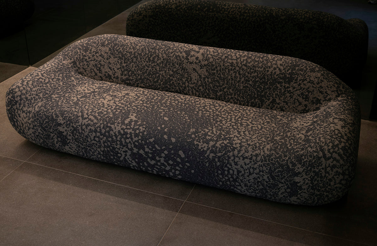 Pebble sculptural cloud sofa, front view