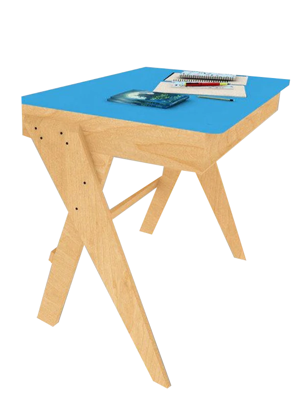 Glaser Study Table in Blue